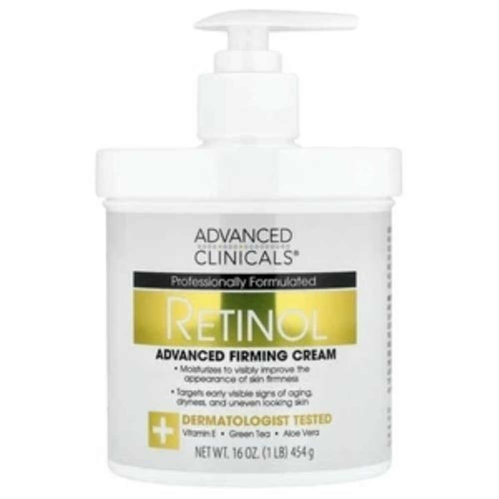 Advanced Clinicals Professional Formula Spa Retinol Firming Cream, 16 oz (454 g)
